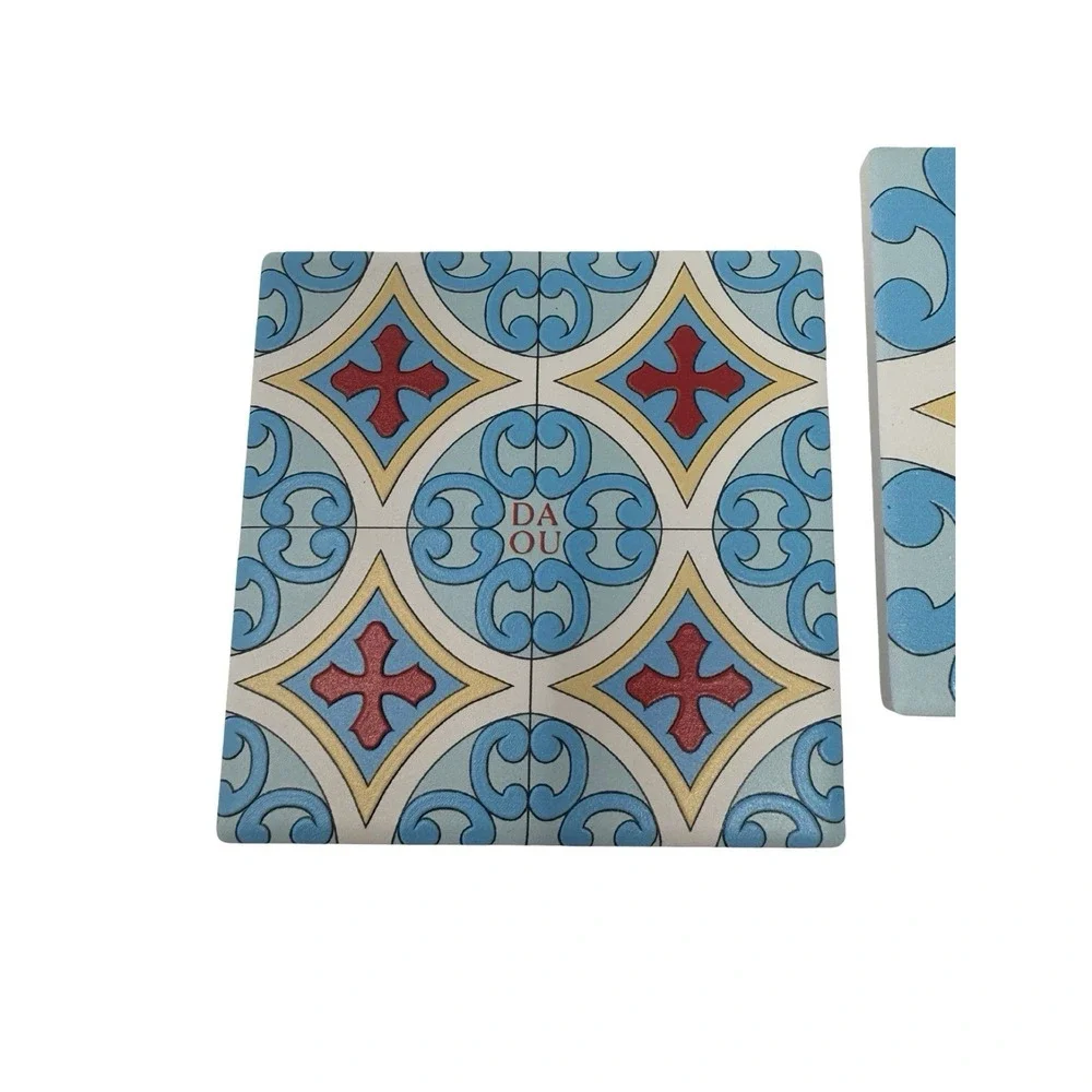 DAOU VINEYARDS Ceramic Coasters Set Of 2 NEW IN BOX Lebanese Exclusive Set